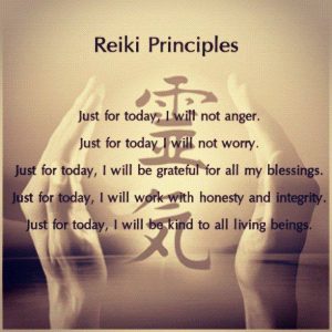 reiki precepts