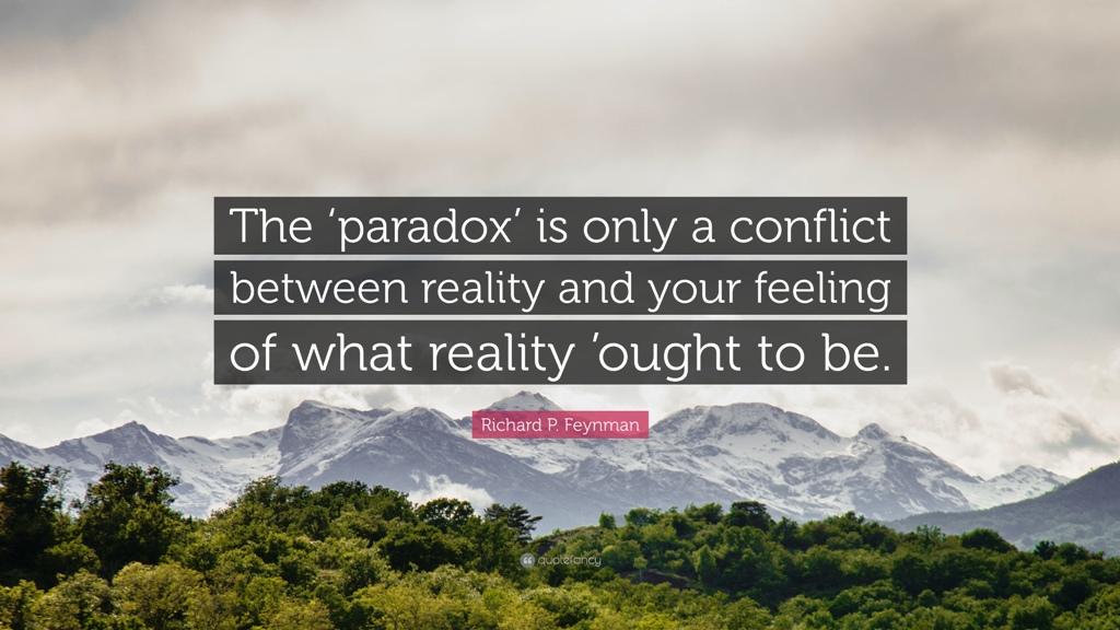 Conflict of Reality